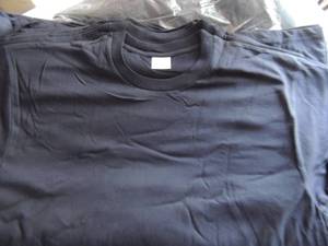 lot 5 image: Classic Regenerated organic 100% cotton Enova T-shirts Mens size XL Navy  Blue   quantity  12   NIP