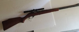 lot 66 image: GLENFIELD 22 AUTO  MODEL 60 MARLIN  WITH TASCO SCOPE