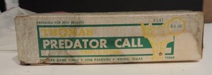 lot 94 image: Thomas predator call Triple Pitch
