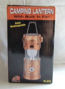 lot 62 image: KS camping lantern with built in fan