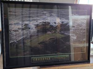 lot 141 image: LARGE CHALLENGE INSPIRATIONAL FRAME AS SHOWN. APPROX. 37.5W x 25.5H.