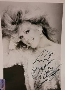 lot 217 image: SIGNED CONNIE STEVENS 8 x 10 PHOTOGRAPH AS SHOWN. AUTHENTICITY UNKNOWN.