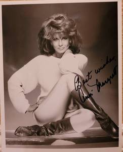 lot 220 image: SIGNED ANN MARGRET 8 x 10 PHOTOGRAPH AS SHOWN. AUTHENTICITY UNKNOWN.