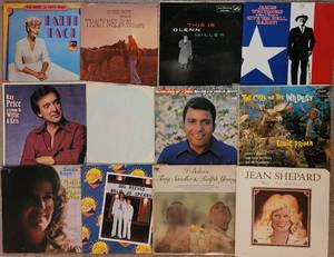 lot 238 image: LOT OF 12 VINTAGE VINYL LP RECORDS IN ASSORTED GENRES AS SHOWN.
