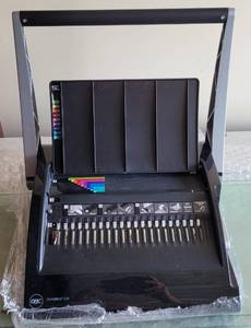 lot 7 image: GBC COMBBIND C20 BINDING MACHINE AS SHOWN. SEARCH IT UP