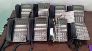lot 30 image: UPDATED INFO (8) NEC DSX SPEAKER PHONES PLUS (1) NEC SWITCH AS SHOWN. SEE LAST PICTURE