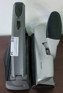 lot 34 image: (2) HOLE PUNCHERS AS SHOWN.