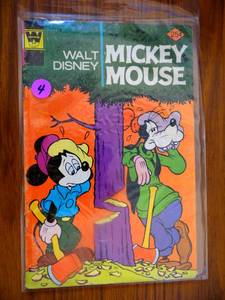 lot 4 image: WOW VINTAGE 1959 WHITMAN MICKEY MOUSE COMIC BOOK WALT DISNEY #154