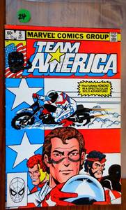 lot 24 image: Marvel Comics Vol 1 No 5 Oct 1982 Team America $$
