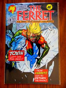 lot 25 image: The Ferret #2 - Malibu Comics - 1993 - Comic Book