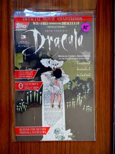 lot 35 image: 1992 Topps Comics,  Bram Stokers Dracula  # 3 of 4, NM-MT SEALED WCARDS $$