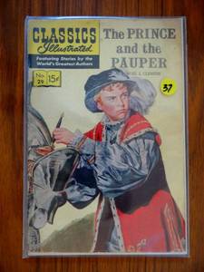lot 37 image: VINTAGE CLASSICS ILLUSTRATED THE PRINCE AND THE PAUPER #29 1970 COMIC BOOK