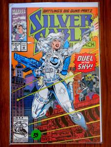 lot 39 image: Silver Sable #3 Marvel Comics Aug 1992