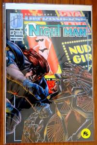 lot 46 image: Night Man (1993 series) #2 in Near Mint condition. Malibu comics