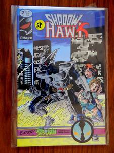 lot 58 image: Shadowhawk # 2 - October 1992 - Image Comics $