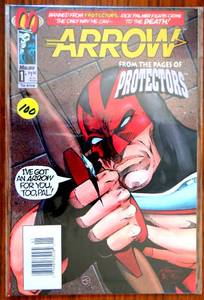 lot 100 image: 1992 Malibu Comics ARROW #1 From The Pages of The Protectors Roland Mann $