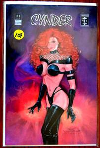 lot 109 image: Immortelle Studios Cynder Comic Book #1 (1995, 1st Series) wPin-up - $$$