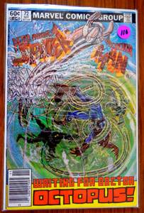 lot 110 image: VINTAGE Peter-Parker, The Spectacular Spider-Man. #72 Nov.1982. Doctor Octopus $$