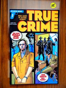 lot 115 image: Book of Eclipse Noir TRUE CRIME COMIC # 1 The Story of John Gotti - $$