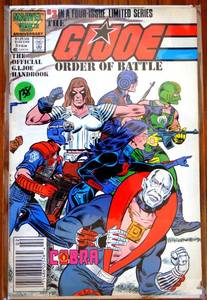 lot 138 image: The G.I. Joe Order of Battle Comic Book #1 Marvel Comics (1986)