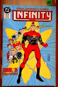 lot 156 image: Infinity Inc #48 (1988 DC) Origin Nuklon - Argondezzi  VFNM $