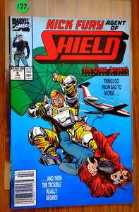 lot 177 image: Nick Fury, Agent of Shield #8 (February 1990) S.H.I.E.L.D. The Chaos Serpent