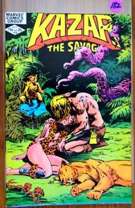 lot 182 image: VINTAGE KA-ZAR The Savage #16 (1981, Marvel)  $$