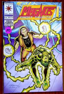 lot 197 image: Valiant Magnus Robot Fighter No 27 Aug 1993 The Enemy of My Enemy  $