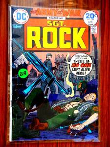 lot 213 image: OUR ARMY AT WAR #267 & 268 KUBERT COVERS SGT. ROCK BRONZE DC WAR COMICS $$