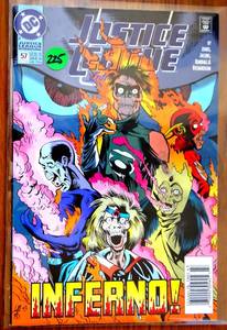 lot 225 image: Justice League Europe #57 in Near Mint minus condition. DC comics