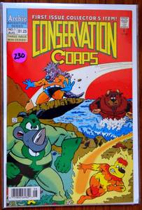 lot 230 image: Conservation Corps #1, NM, 1993 Archie Comic