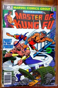 lot 234 image: VINTAGE 1981 Master of Kung Fu #98 Mike Zeck Art 1st Shadow Slasher Shang-Chi - Dazzler $$