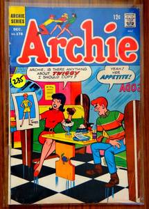 lot 235 image: VINTAGE Archie #178 VGFN 1967 Archie Comics Twiggy Cover $$$