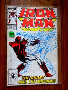 lot 240 image: IRON MAN # 219 - 221 MARVEL COMICS 1987 The GHOST 1st APPEARANCE 3 PART STORY $$$