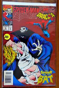 lot 241 image: Spider-Man vs Dracula #1 Marvel Comics 1994 The Spider and The Bat $$