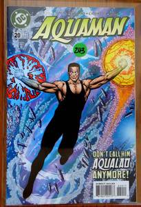 lot 243 image: 1996 DC Aquaman #20 Dont Call Him Aqualad Anymore