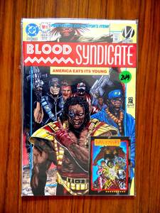 lot 249 image: FIRST ISSUE - Blood Syndicate America Eats Its Young (DC, No.1, April 1993) wCollectors Card - $$$$