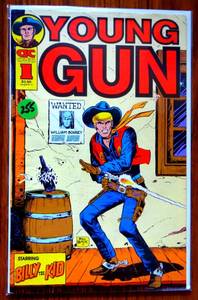 lot 255 image: AC Comics - Young gun #1 1992 - Starring Billy the Kid. $$