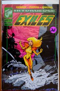 lot 263 image: ULTRAVERSE EXILES Vol 1, #4 Malibu Comics, Nov 1993 Malibu Comics Fatal Flaws
