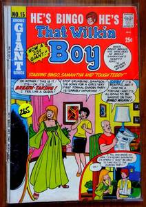 lot 265 image: VINTAGE That Wilkin Boy #15 Bingo - Oct 1971 - Archie Giant Humor Comic Book $$$