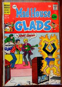 lot 270 image: Mad House Glads Comic Book #75 Archie Comics 1970 VERY GOOD