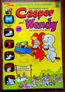 lot 275 image: VINTAGE Casper and Wendy #8 1973 Comic $