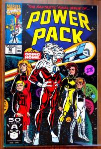 lot 278 image: Power Pack #62 - Marvel Comics - 1991 - Low Print Run Final Issue $$$