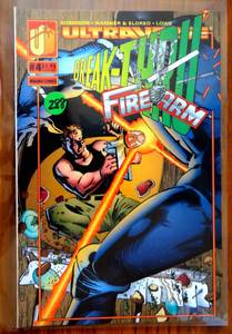 lot 288 image: Ultraverse BREAK-THRU FIREARM issue # 4 Malibu Comics