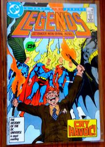 lot 294 image: LEGENDS No.4 - CRY HAVOC - DC COMICS - 1987 $$