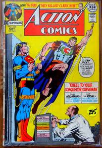 lot 295 image: VINTAGE DC Superman ACTION COMICS #404 September (1971)