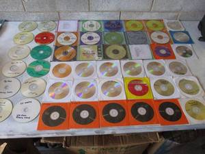 lot 36 image: Lot Of 48-Home Recorded Mixed Artist CDs