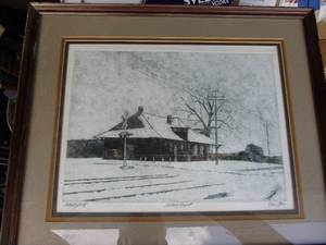 lot 31 image: Artist Proof- HICKORY DEPOT,  By Tom Stein.