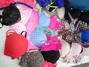 lot 98 image: Assorted womens bra and underwear, including Shade & Shore, Xhiliration, and more