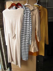 lot 107 image: Womens coats, including Xhiliration, Zara, Melloday, and Ostradivarius